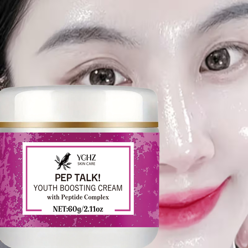 Skincare Glowing - ペプチド配合の引き締め・リフトアップクリーム、肌を明るくする、強力な濃縮エッセンス、コラーゲン、ナイアシンアミド、ヒアルロン酸配合、スキンケア、肌を健康的で滑らかにし、若々しい輝きを与えます、テクスチャI