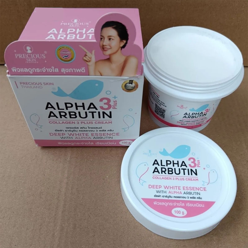 Alpha Arbutin Serum - タイ アルファ3プラス アルブチン コラーゲン ボディローション 100g