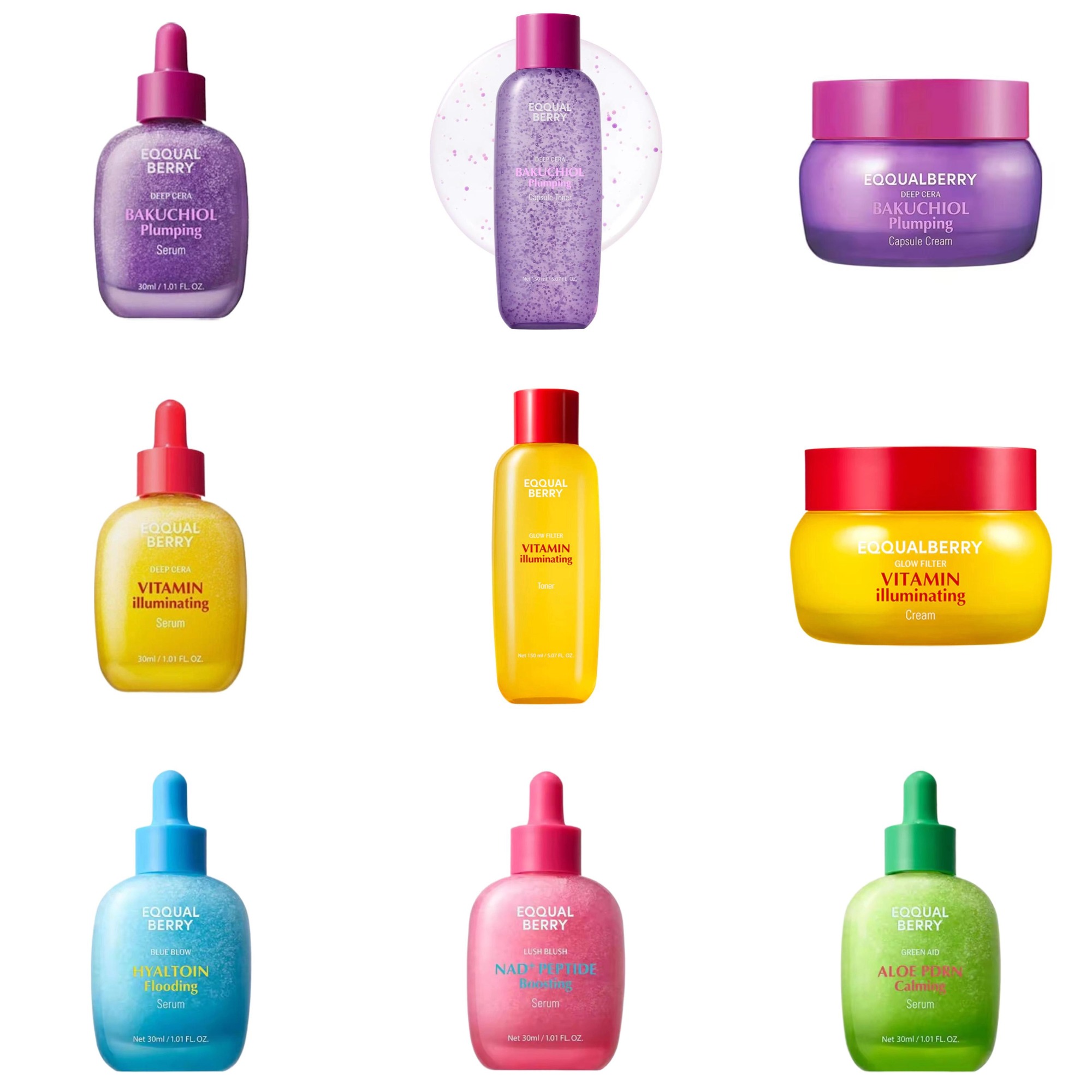 Skincare Vitamin C - EQQUALBERRY バクチオール プランピングセラム 5,000 PPM レチノール代替ビタミンCセラム