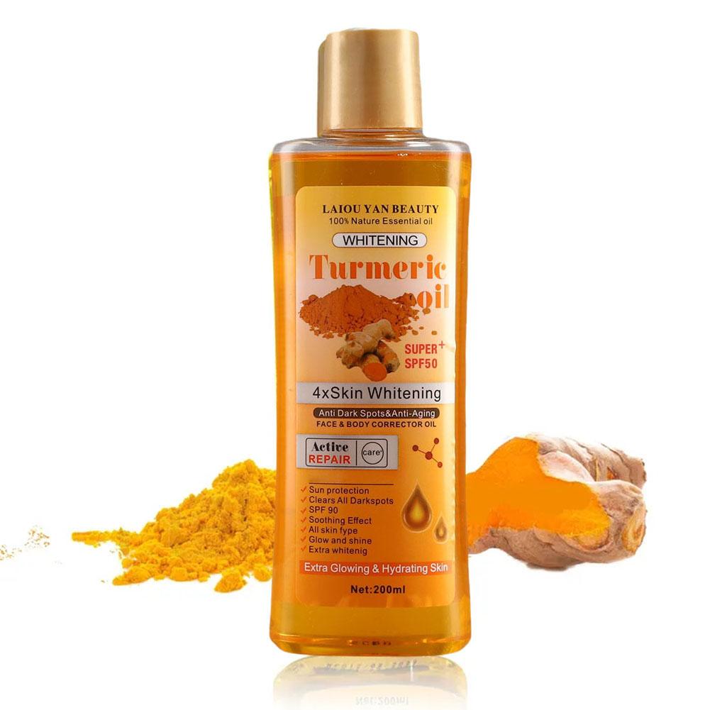 Alpha Arbutin Serum - ターメリックオイル,ニキビとダークスポットリムーバー,エッセンシャル,オイルアンチエイジング,シワ,フェイスセラム,保湿剤,スキンケア,美白,200ml