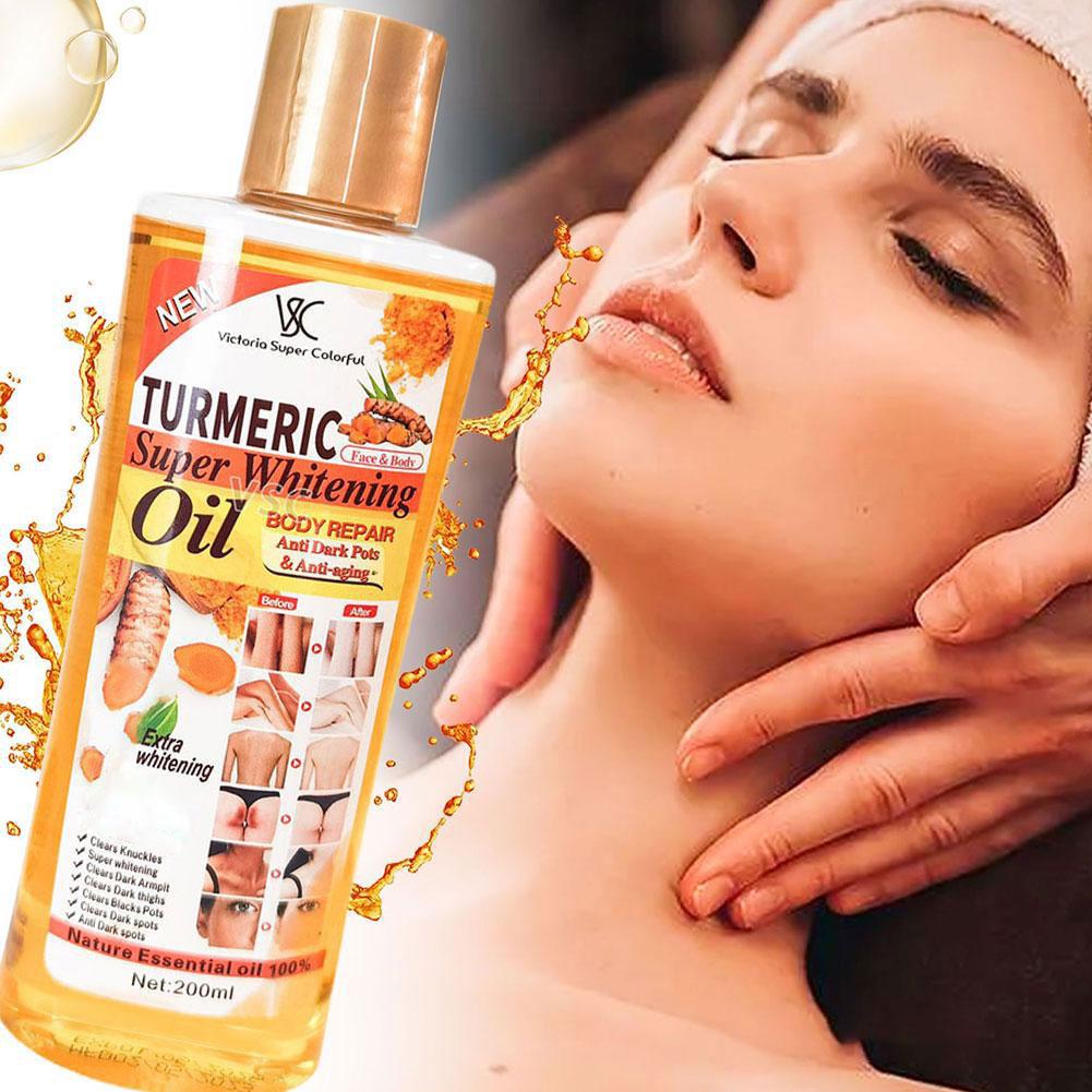 Alpha Arbutin Serum - ターメリックエッセンシャルオイルフェイシャルボディマッサージオイル保湿ディフューザーアロマセラピー美白スムージングボディフェイススキンケア 200 メートル