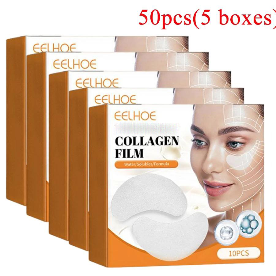 Skincare Finally Found You - 5 ボックスコラーゲン可溶性パッチフィルム抗しわ除去くまフェイシャルマスク保湿リフティング肌の目ケア