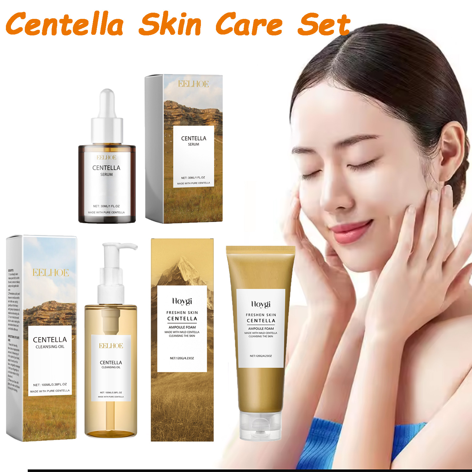 ツボクサスキンケアセット ツボクサセラム 洗顔料 クレンジン - Skincare Glowing のレビューと価格
