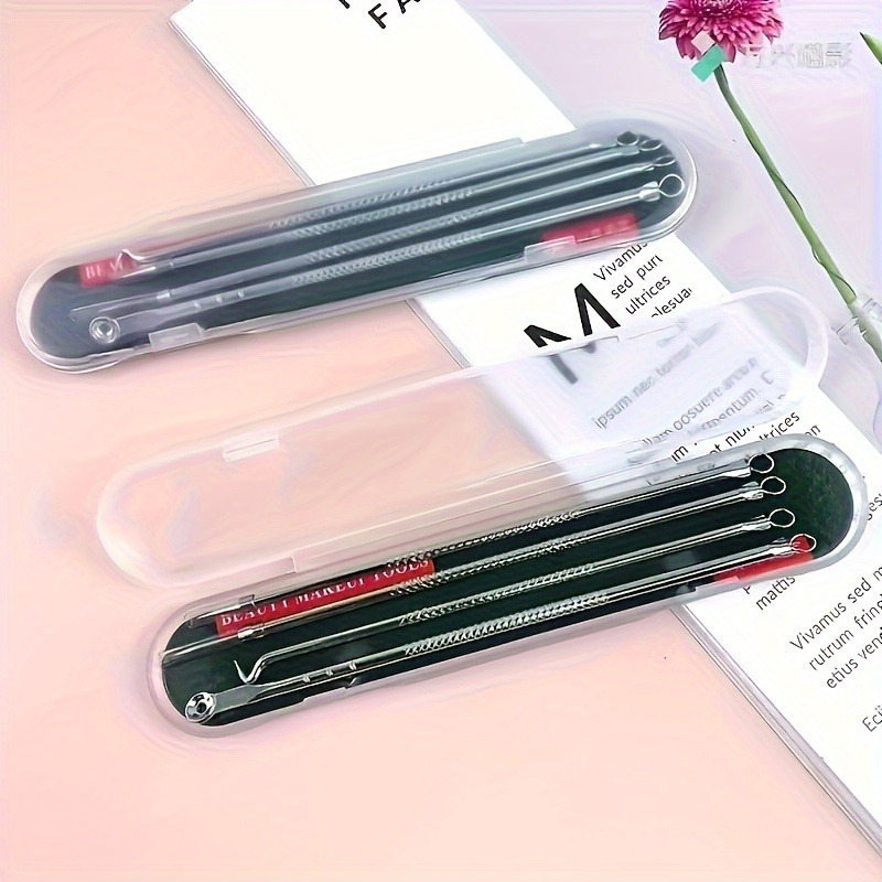 黒ずみ除去ニードルセット 4本入り ニキビ除去ツールキット  - Skincare Finally Found You のレビューと価格