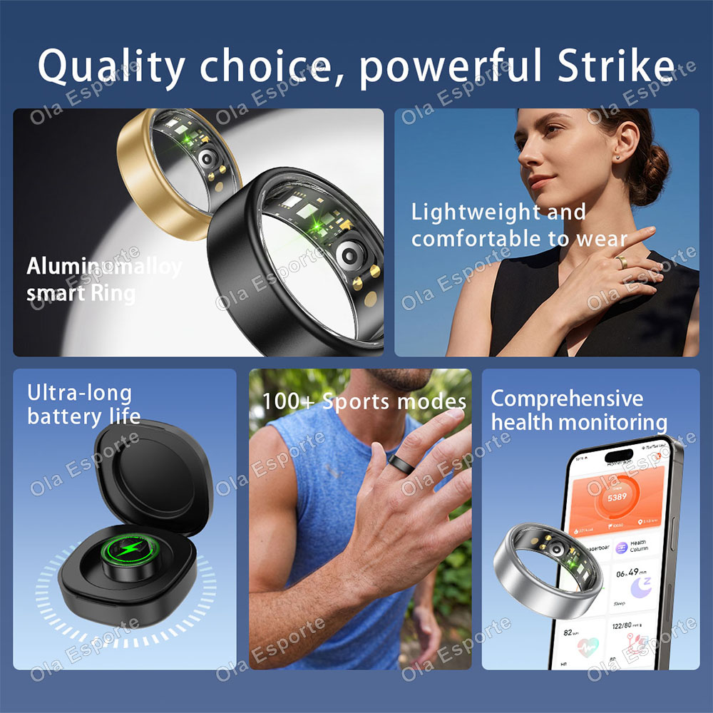 Ola Esporte スマートリング男性女性カップルスマー - Skincare Glowing のレビューと価格