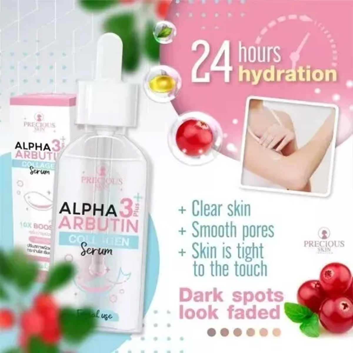 アルファオブチン3プラスコラーゲン血清,美白ブースター,ニキ - Alpha Arbutin Serum のレビューと価格