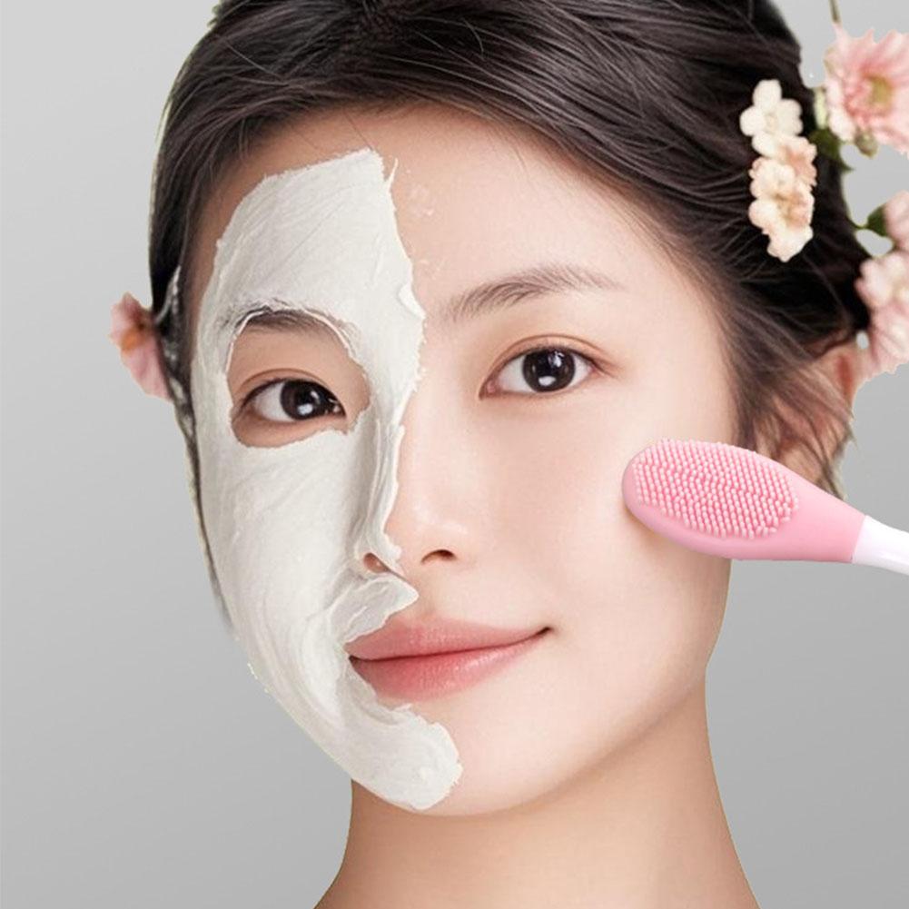 ダブルヘッドシリコンフェイシャルマスクブラシソフトクレイ泥マ - Skincare Finally Found You のレビューと価格